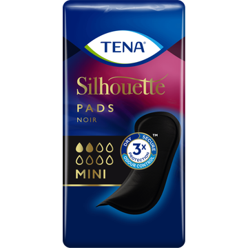 TENA Silhouette Noir Mini Verbanden 18 stuks