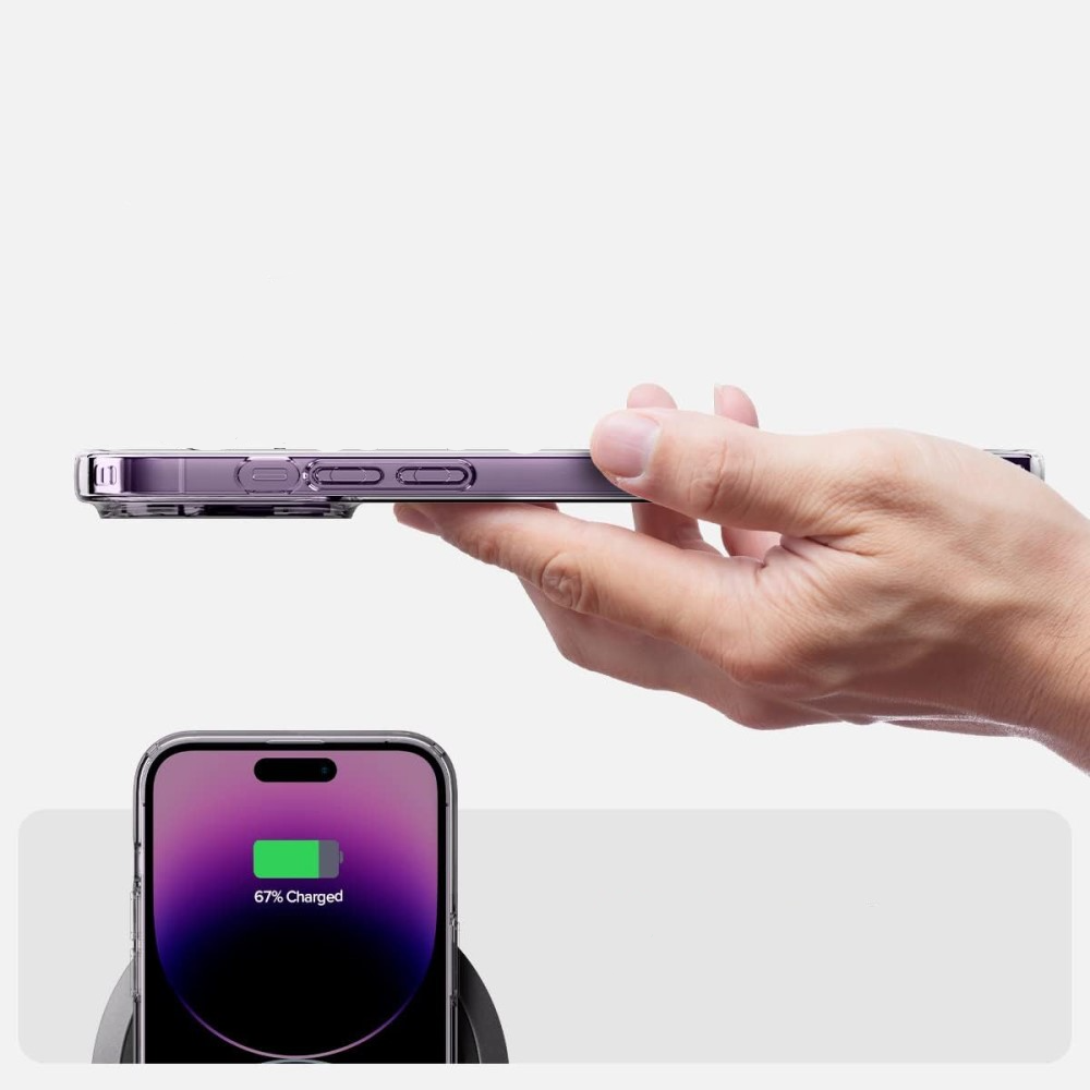 iPhone 15 Pro Gummi Case Hülle Slim Design - Transparent