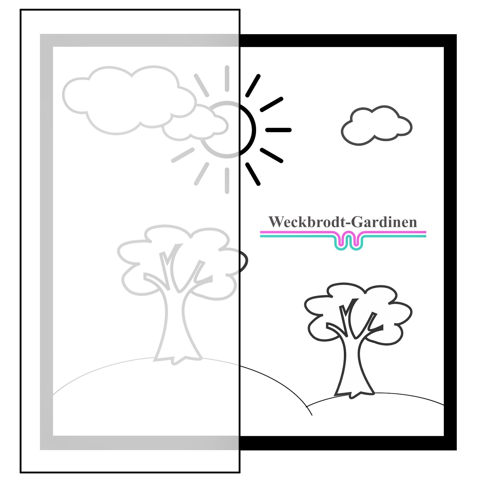 Weckbrodt Scheibengardine nach Mass »Anthea« Stangendurchzug 1 Stk. tlg. Bistro, Gardine, Store, nach Mass