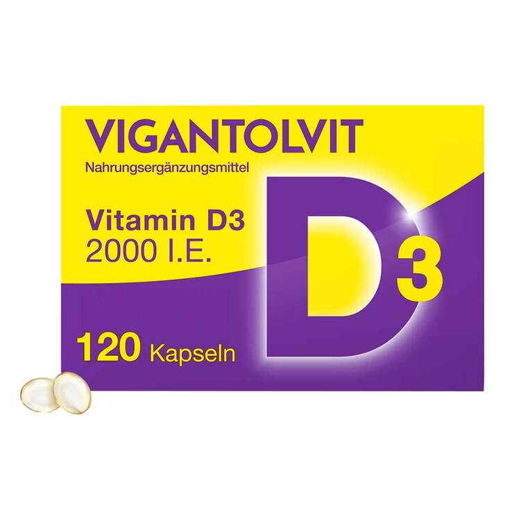 Vigantolvit 2000 I.E. Vitamin D3 Weichkapseln, 120 St