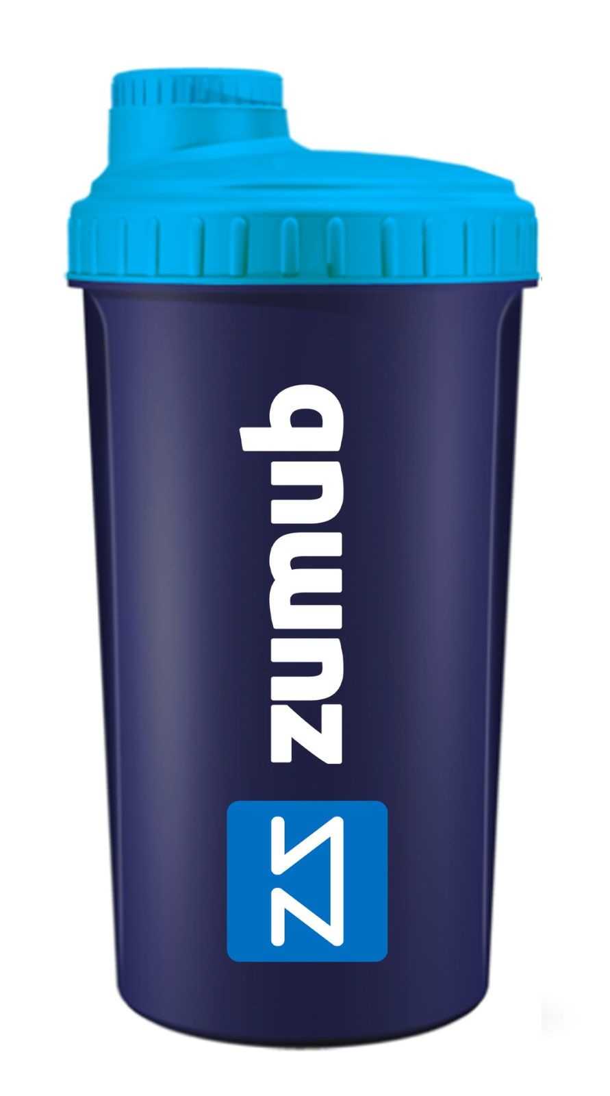 Zumub Shaker Power to Win 700 ml Azul Marinho e Amarelo