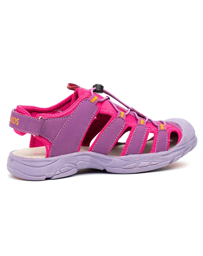 Trekking-SandaKids KVALVIKA in dark rose/orange