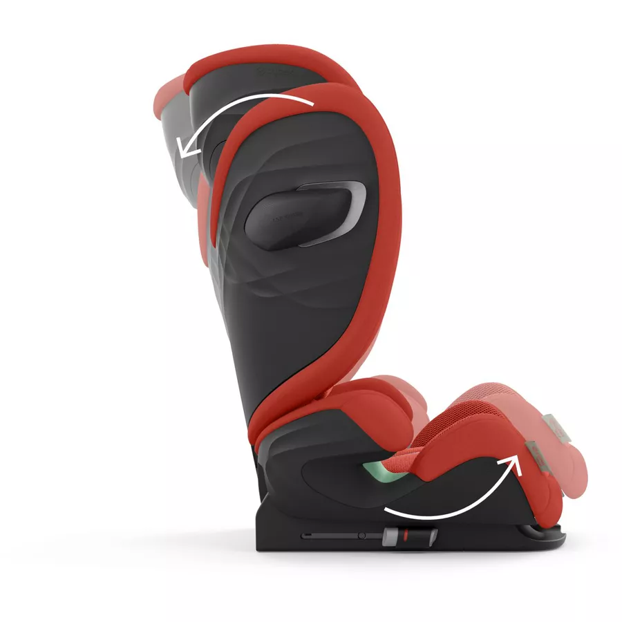 cybex GOLD Kindersitz Solution G i-fix Hibiscus Red Plus