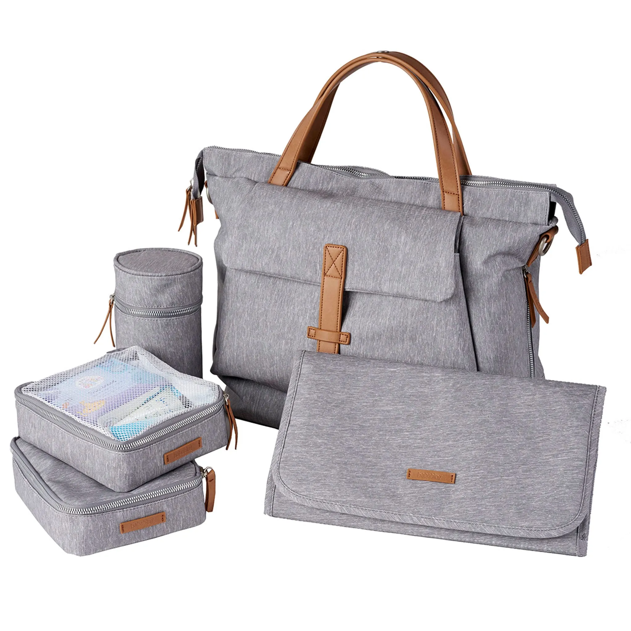 BabaBing Sac à Couches Erin - Gris