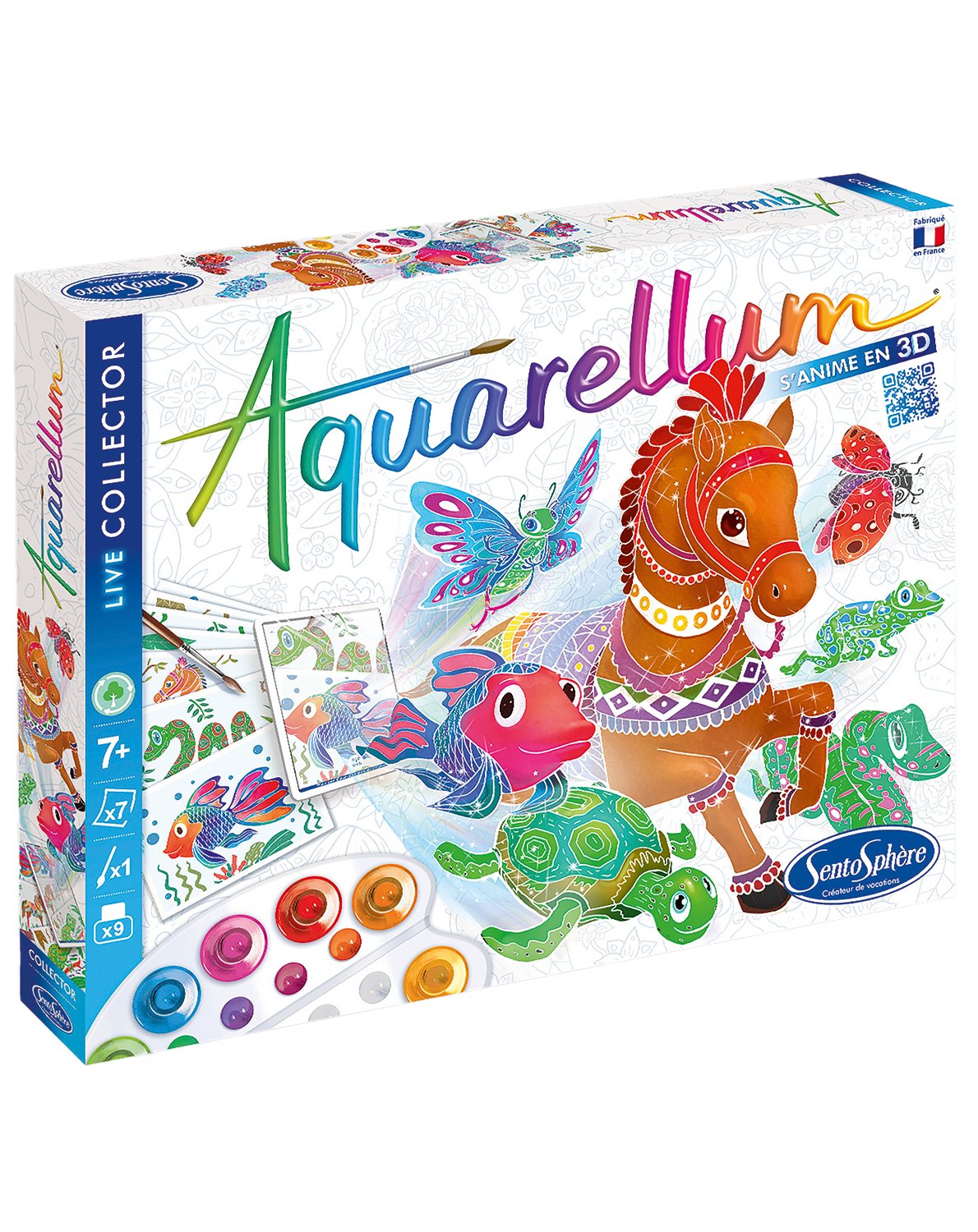 Malset AQUARELLUM - LIVE 3D TIERE