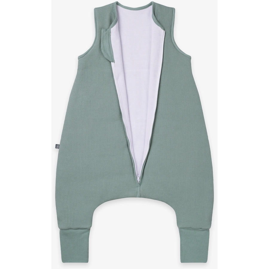 emma & noah Schlafsack mit Füßen Essential Mint