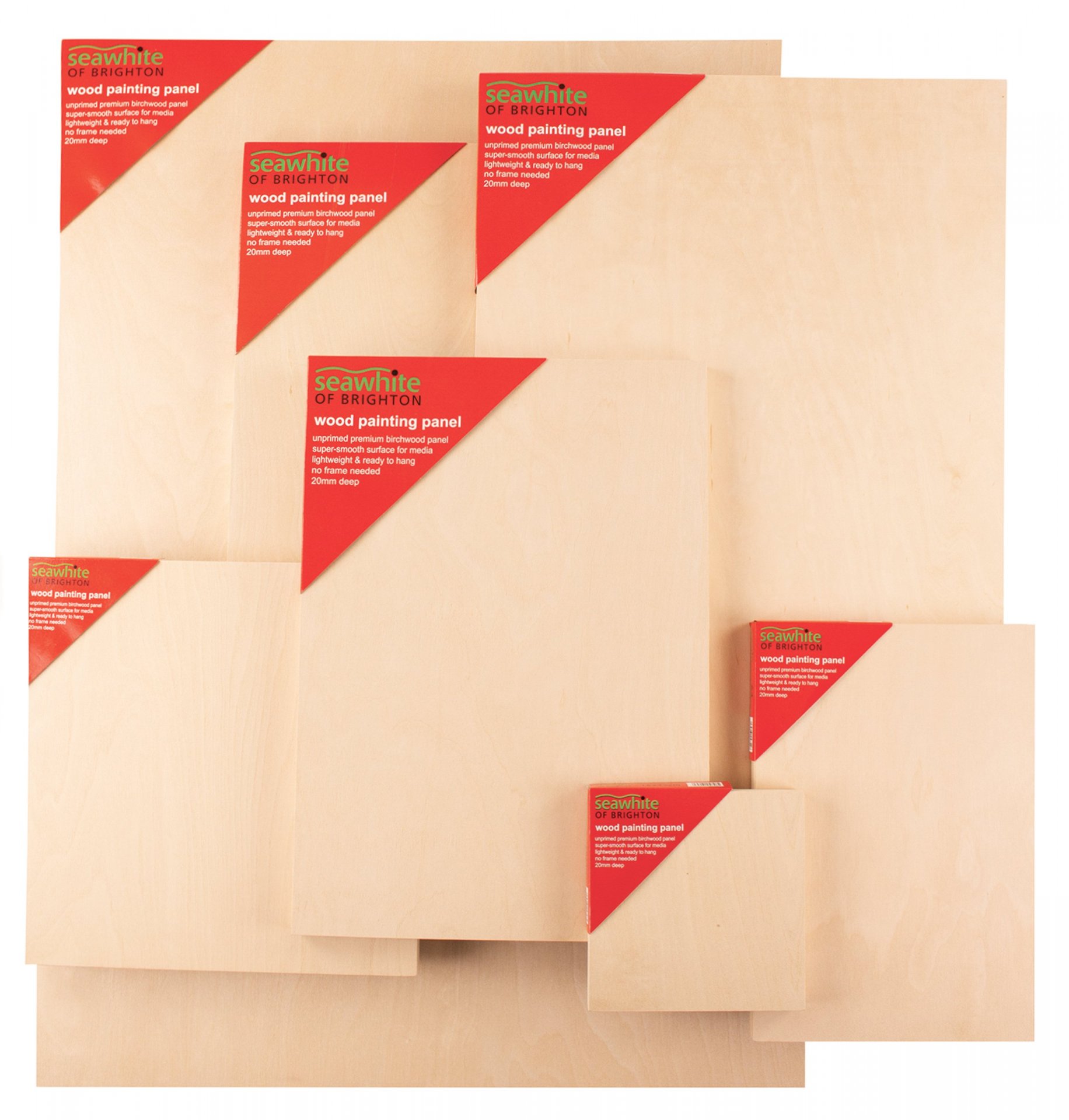 Malkörper Holz, ungrundiert