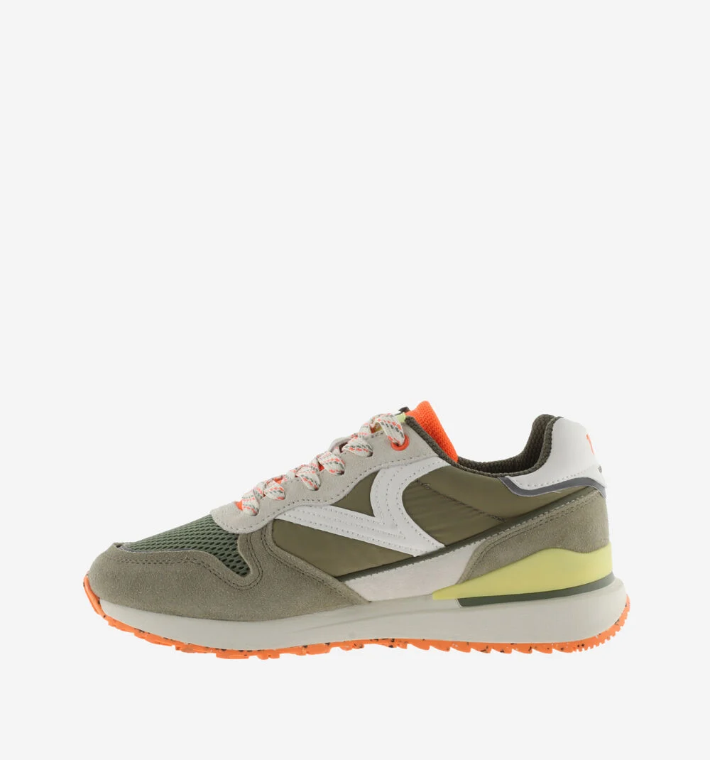 LEGGERA - NEÓN TOUCH Baskets détail fluo pour homme KAKI