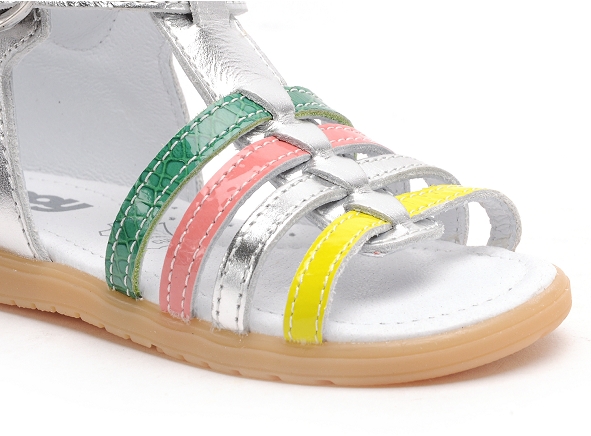 Bopy nu pieds bebe reabou argent