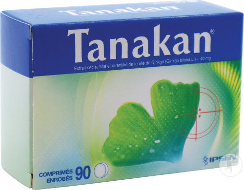 Tanakan 40mg Extrait Sec De Ginkgo 90 Comprimés Enrobés