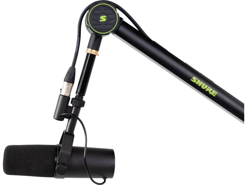 Gator Gelenkarmstativ Shure Deluxe für Tischmikrofone Podcast-Boom-Gelenkmikrofonständer