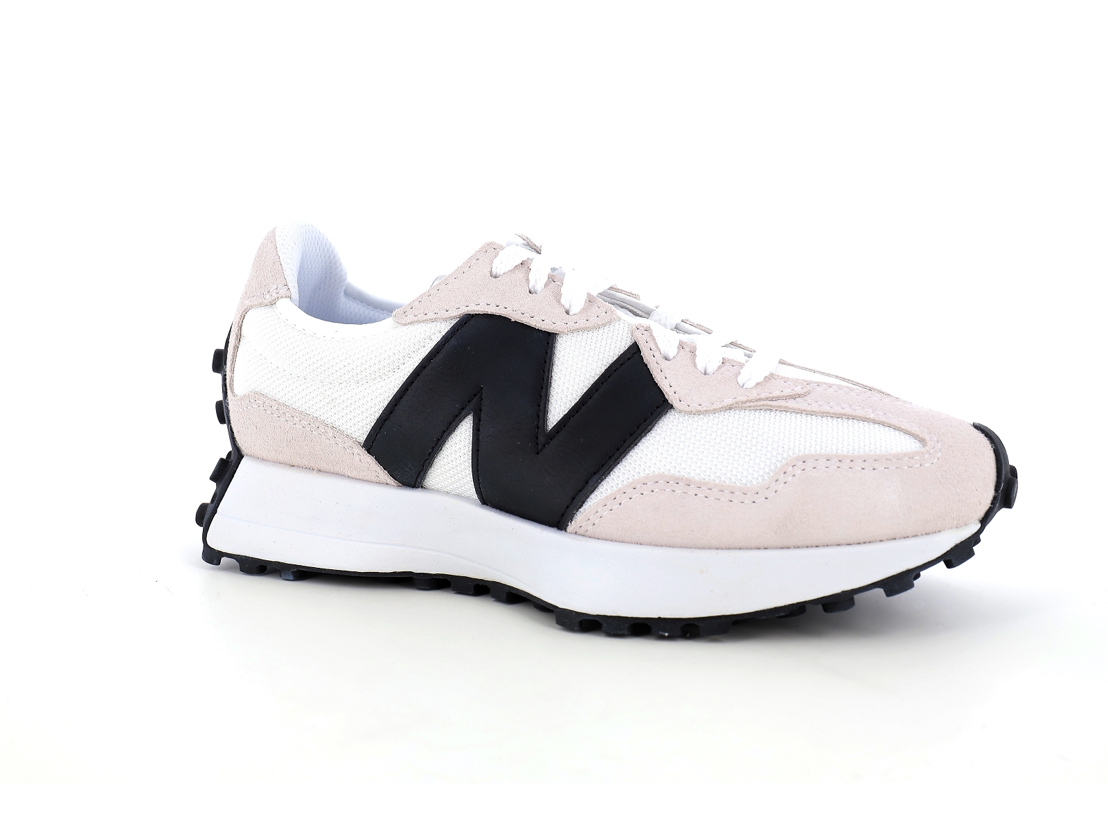 New balance a-MS327CWB Matières combinées Blanc Noir