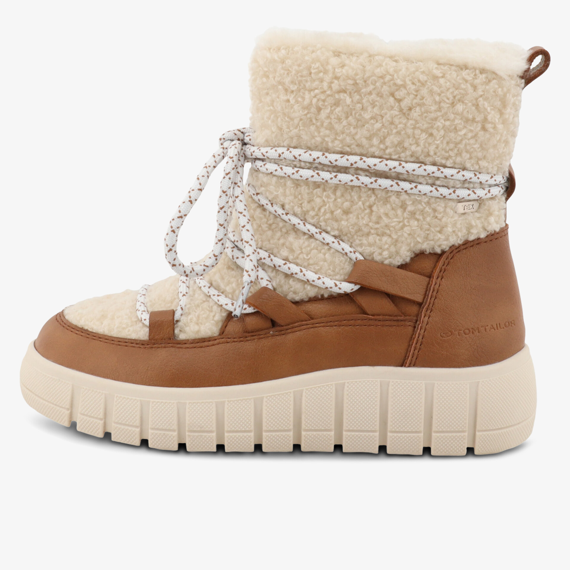 TOM TAILOR Kinder Schnürstiefel beige