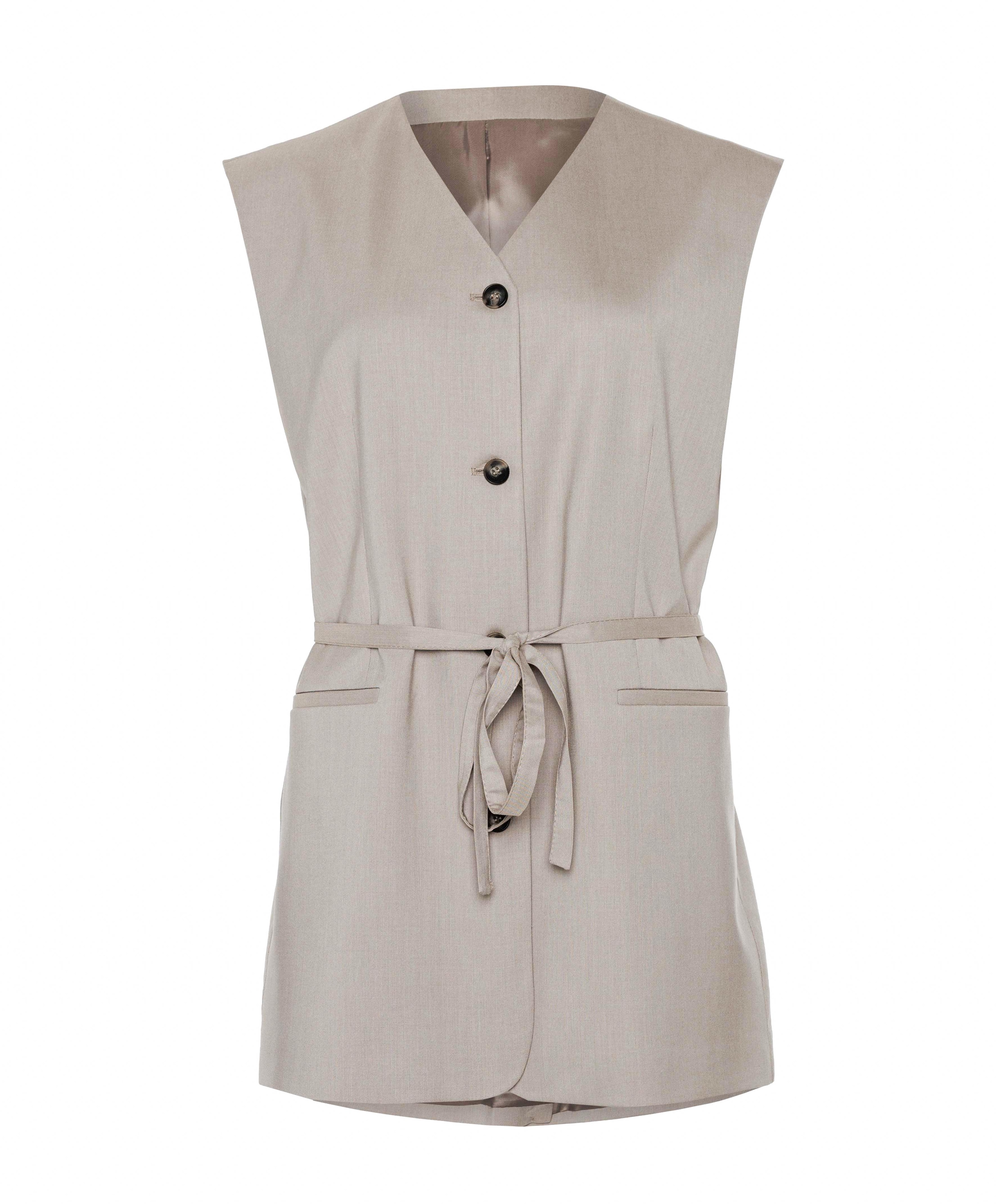 Selected Dames gilet beige