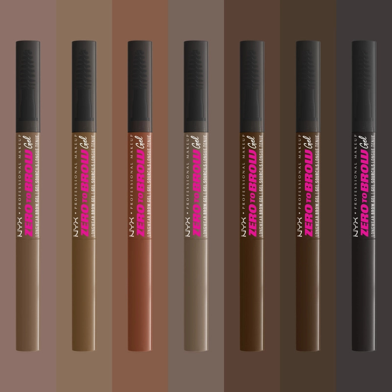 NYX Prof. Makeup Zero To Brow Longwear Brow Gel 2 ml - 06 Chocolate
