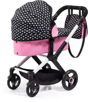 Bayer Design Xeo Dukkevogn, Svart/Rosa