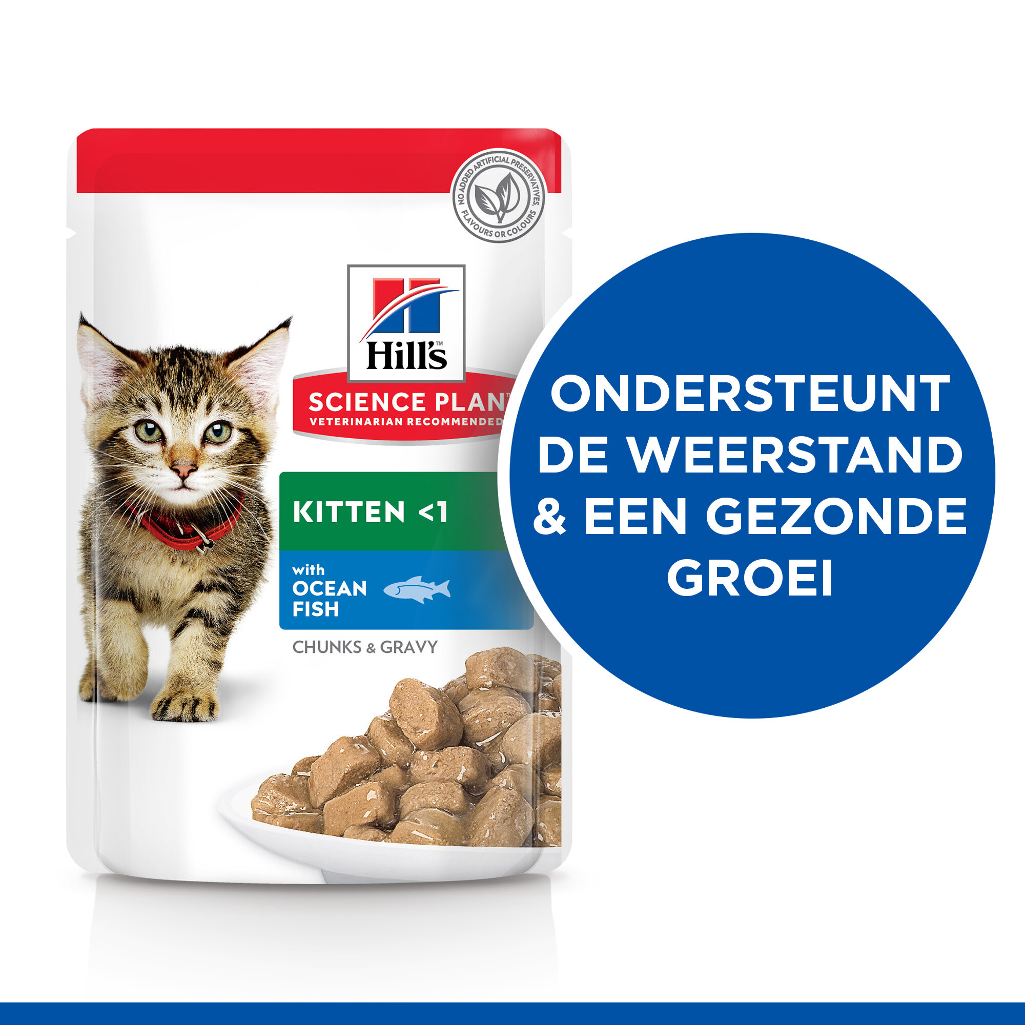 Hill's Science Plan - Kitten - Zeevis - Maaltijdzakje