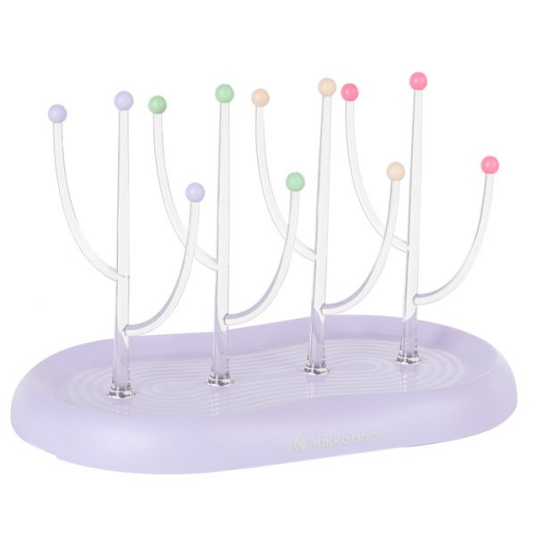 Kikkaboo Escorredor de Biberões Marble Lila