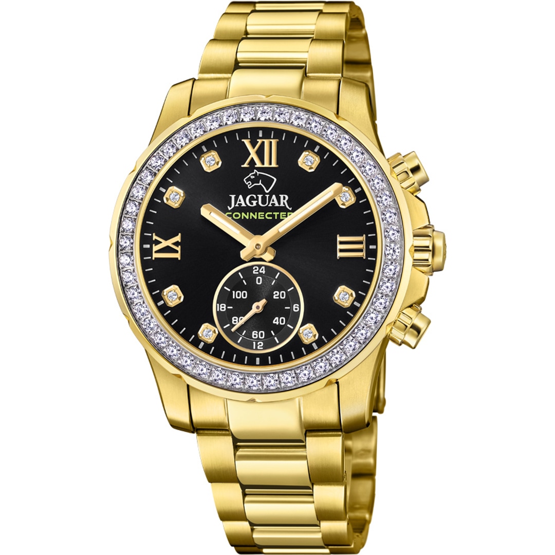 Jaguar Connected Lady Goldig / Schwarz 37mm