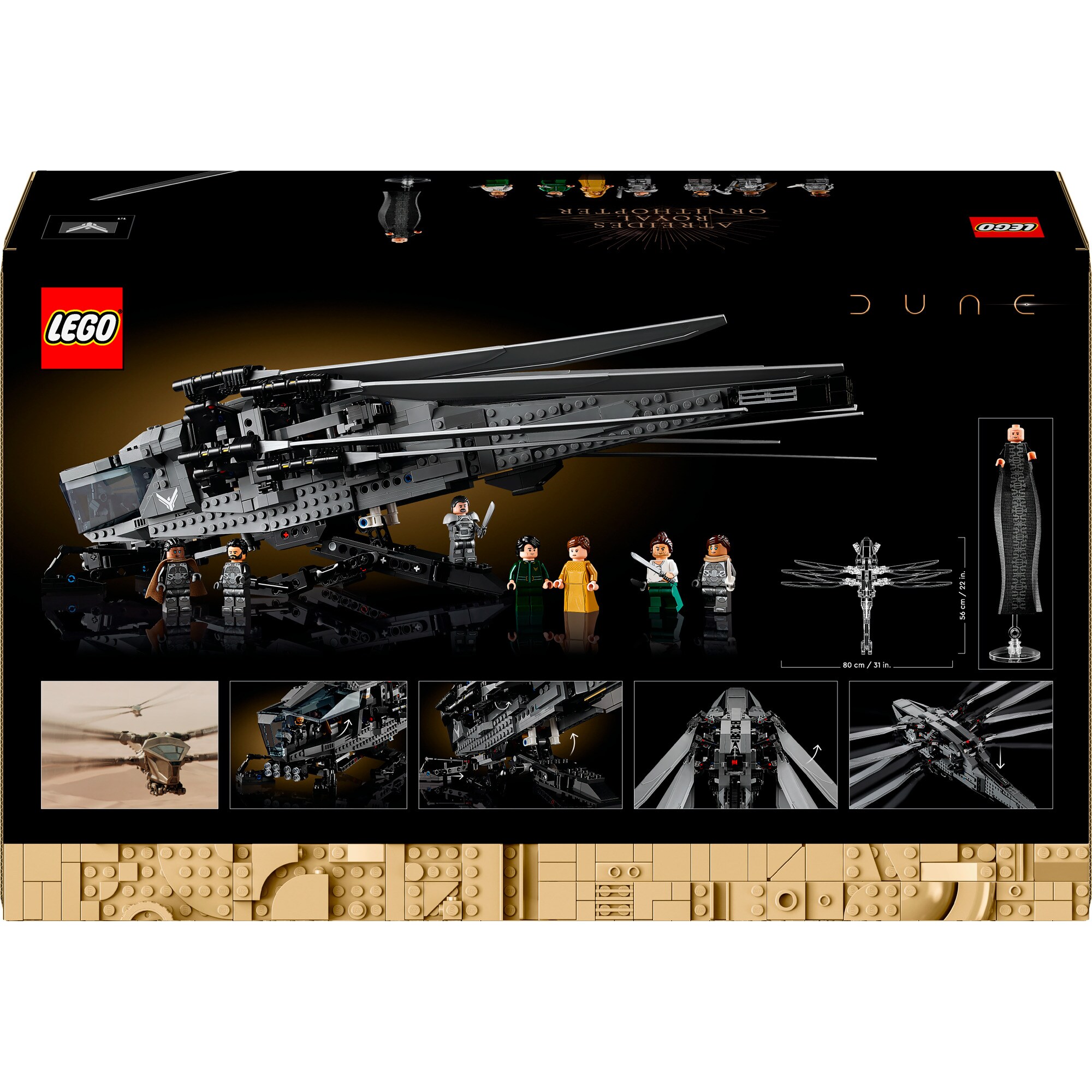 LEGO Konstruktionsspielzeug Icons Dune Atreides Royal Ornithopter