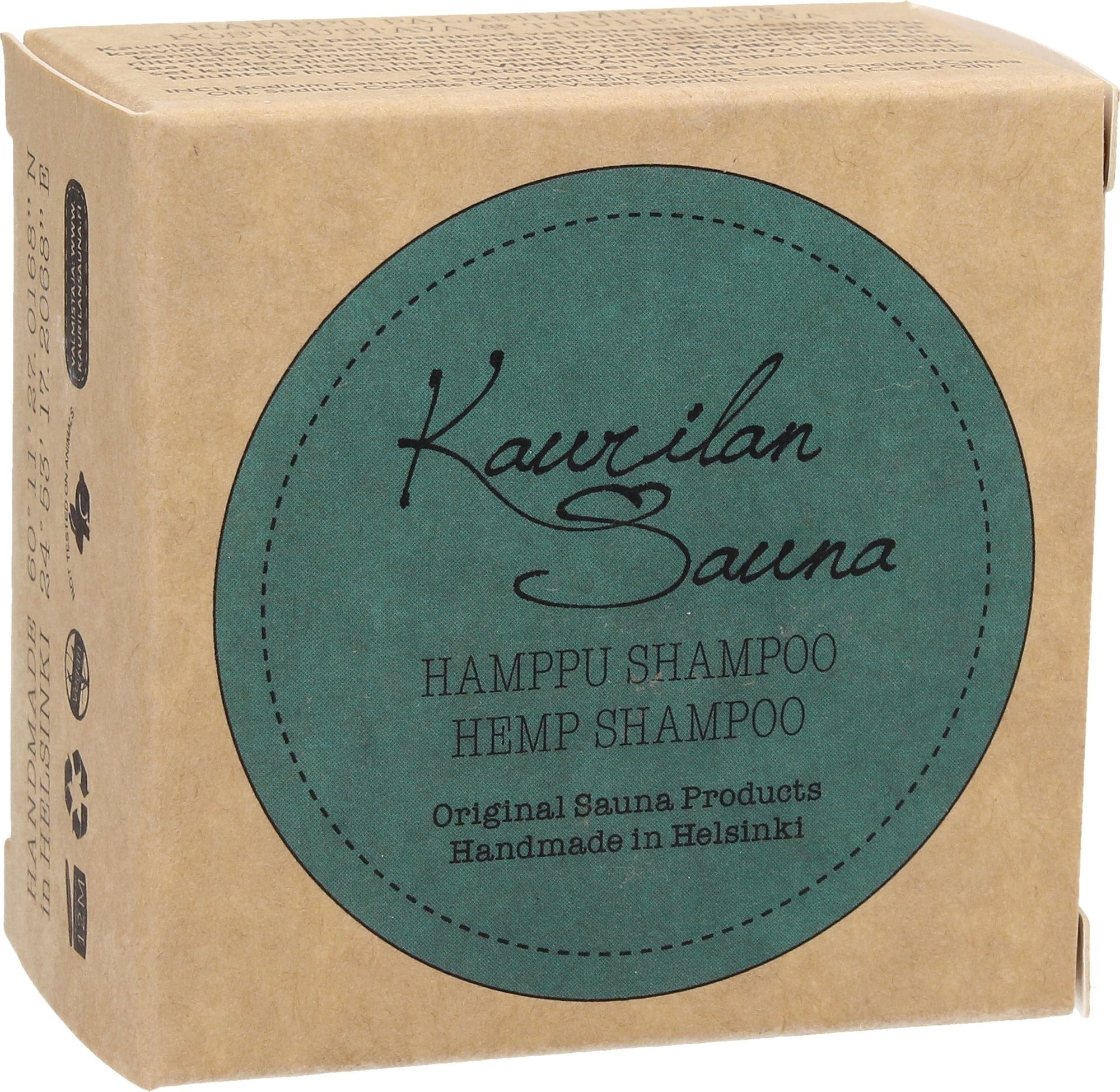 Kaurilan Sauna  Shampoo Bar Hemp, Karton (90 g)
