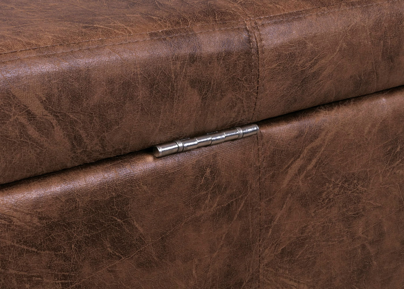 Aufbewahrungs-Truhe Sitzbank Bank Kriens XXL, Stoff/Textil, 180x45x45cm ~ Wildlederimitat