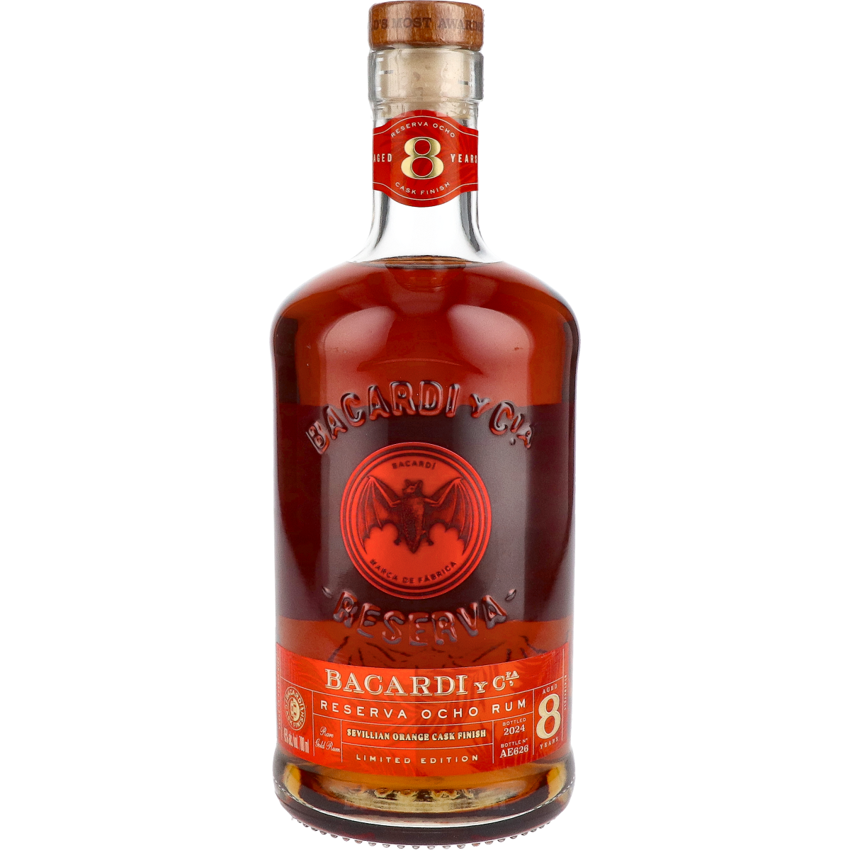 Bacardi 8 Years Reserva Ocho Sevillian Cask 70 cl