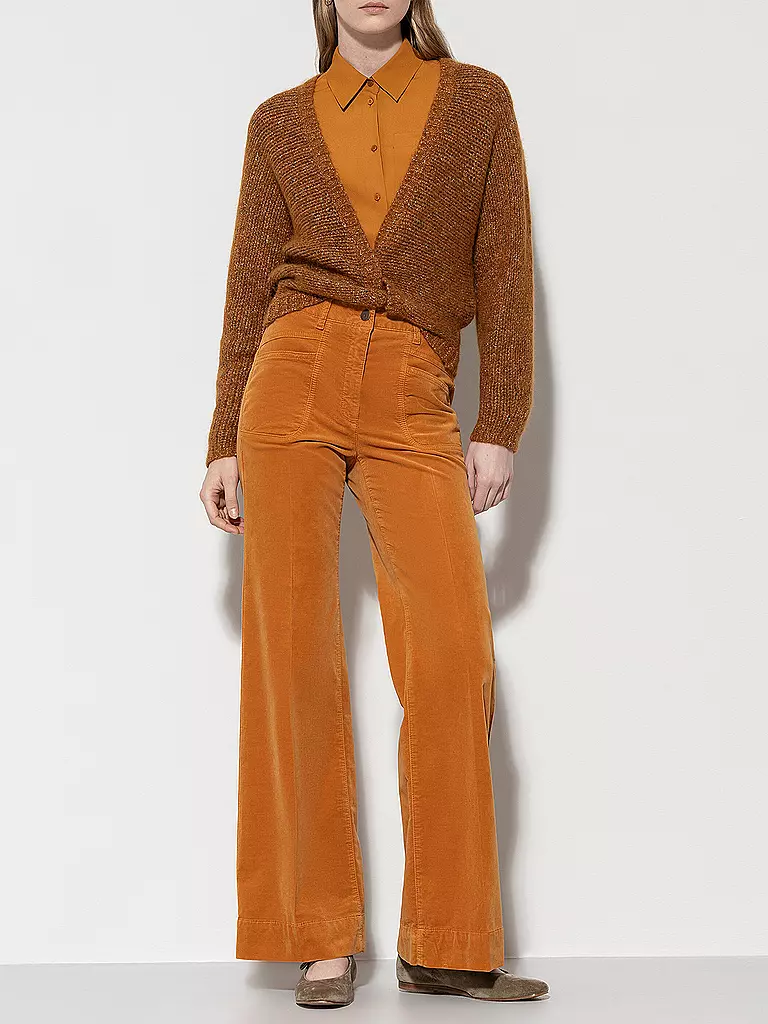 LUISA CERANO Samthose Flared Fit  orange