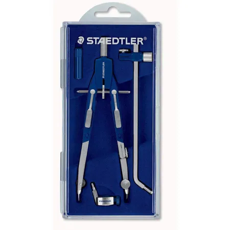 STAEDTLER® Mars Comfort 552 Schnellverstellzirkel Verlängerungsstange, blau/silber