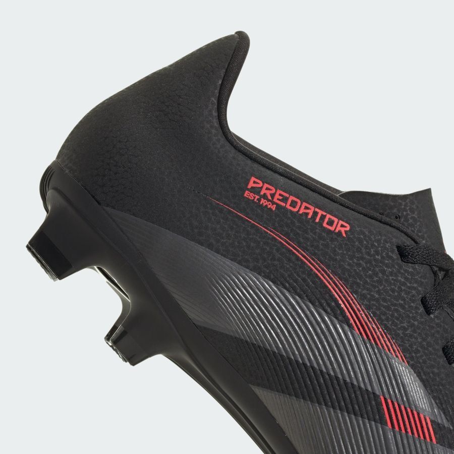 adidas Predator Club FxG Stealth Victory - Noir/Gris/Lucid Red