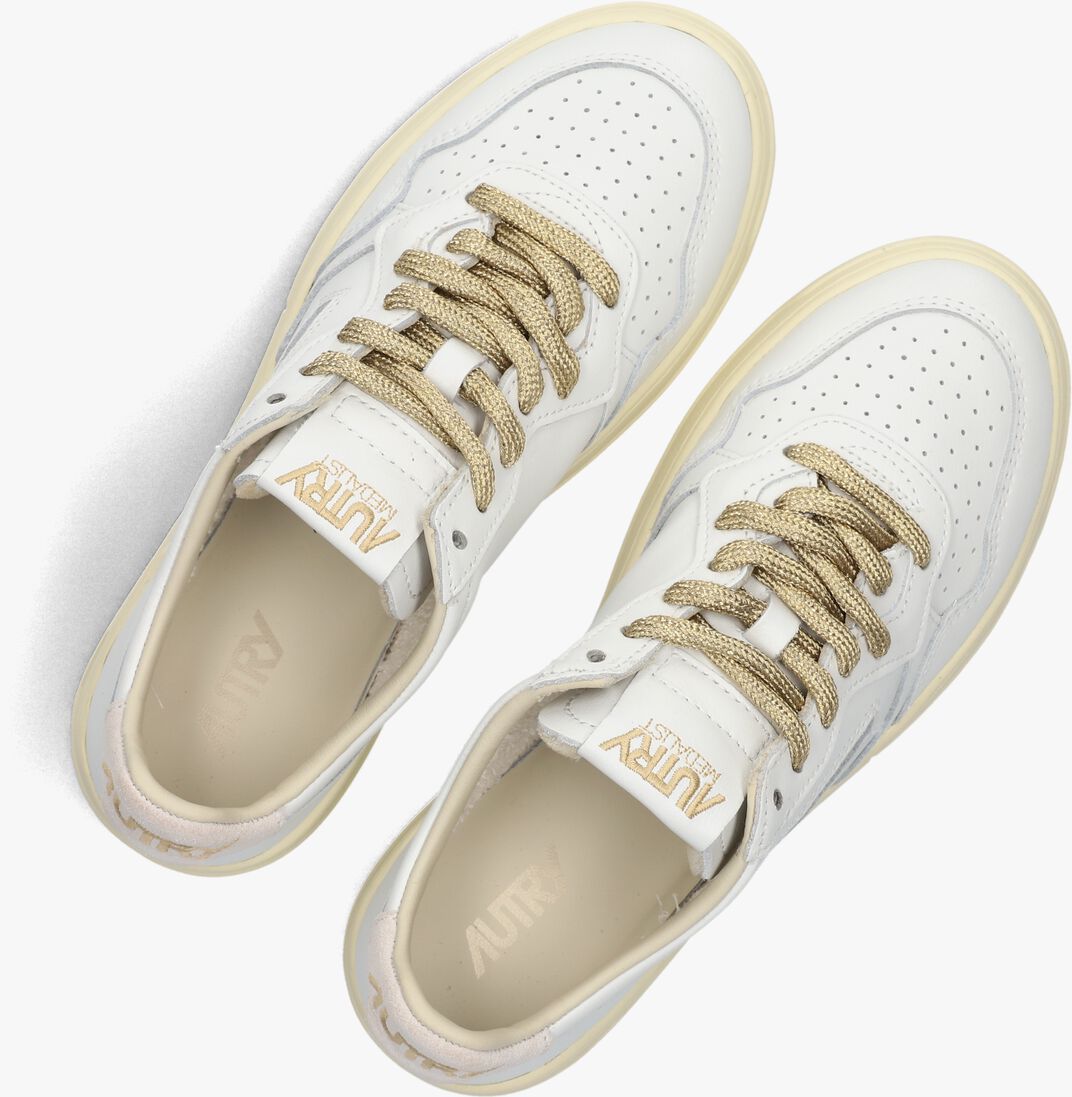 witte autry lage sneakers medalist low