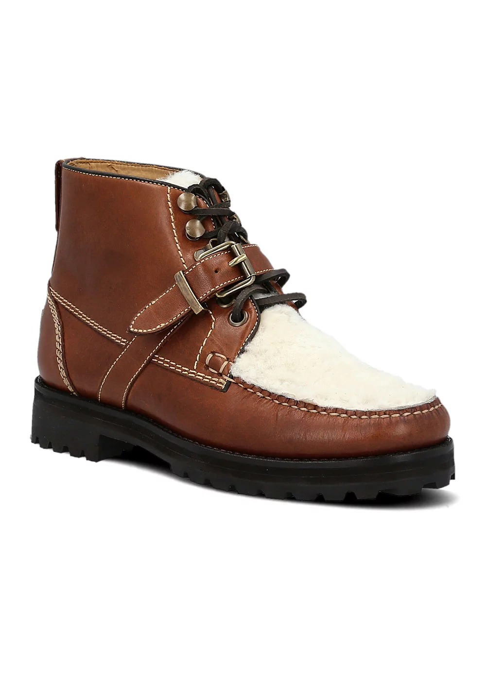W LUG  FUR BELT BOOT