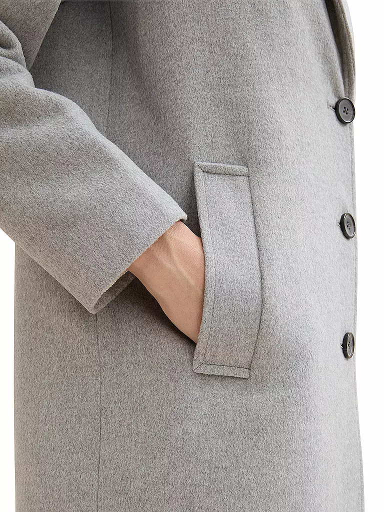 TOM TAILOR Mantel grau