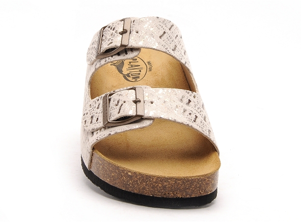 Plakton mules et sabots plats femme cp beta beige