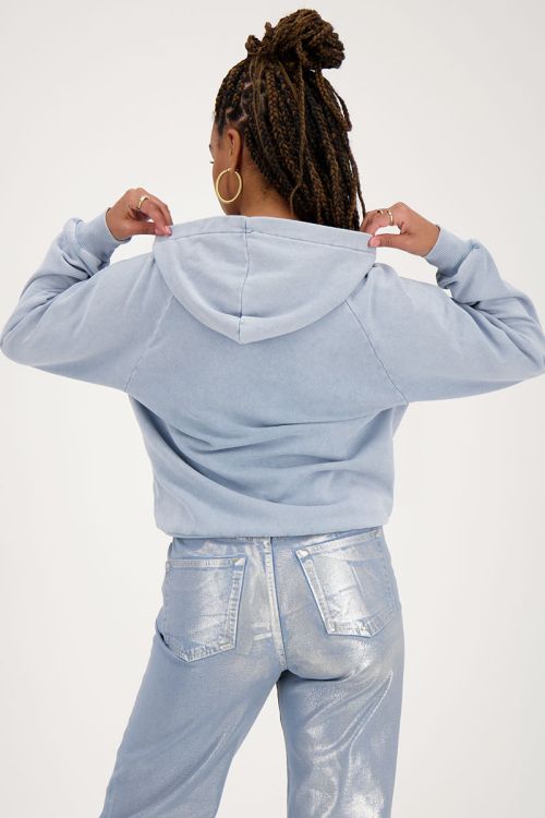 Blauwe hoodie Paris étoile