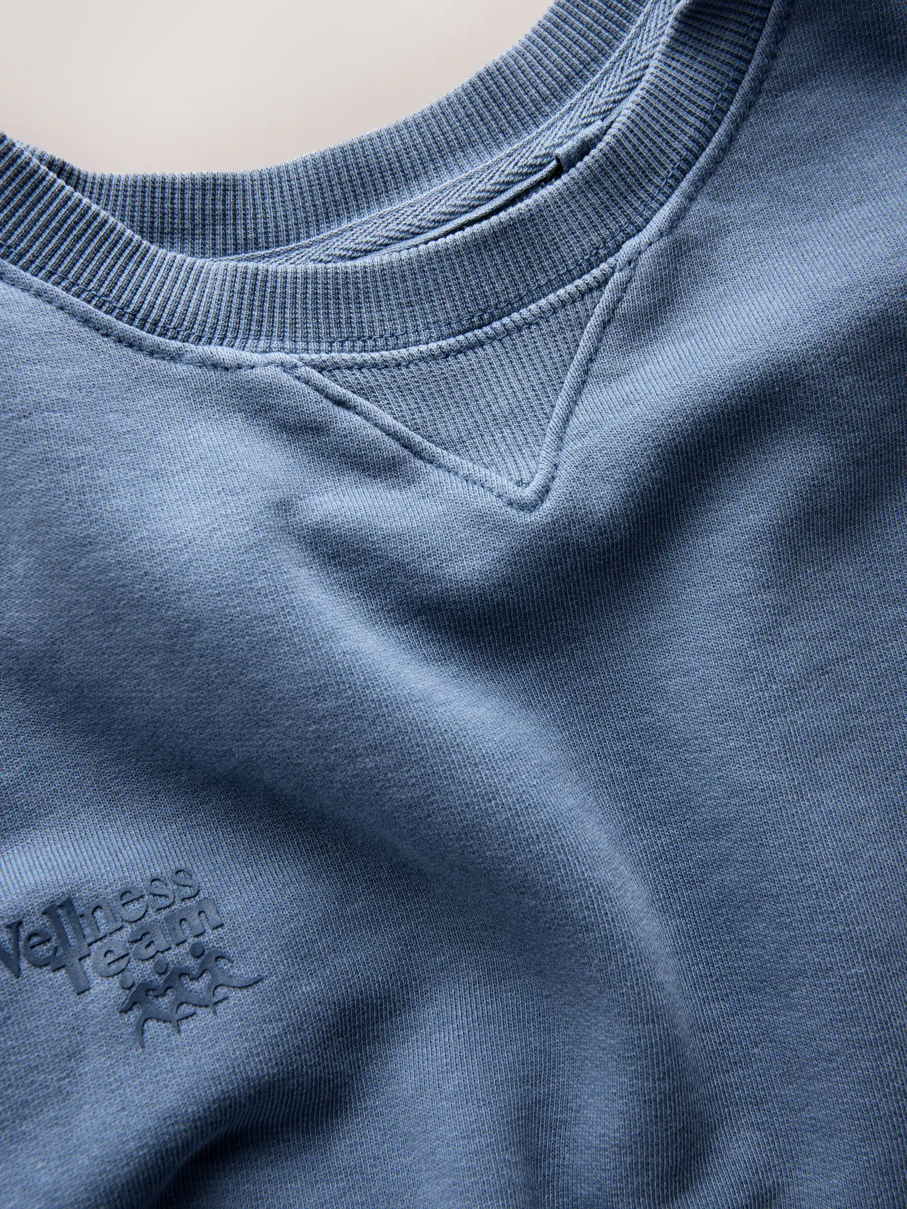 Blauw - Cropped sweatshirt