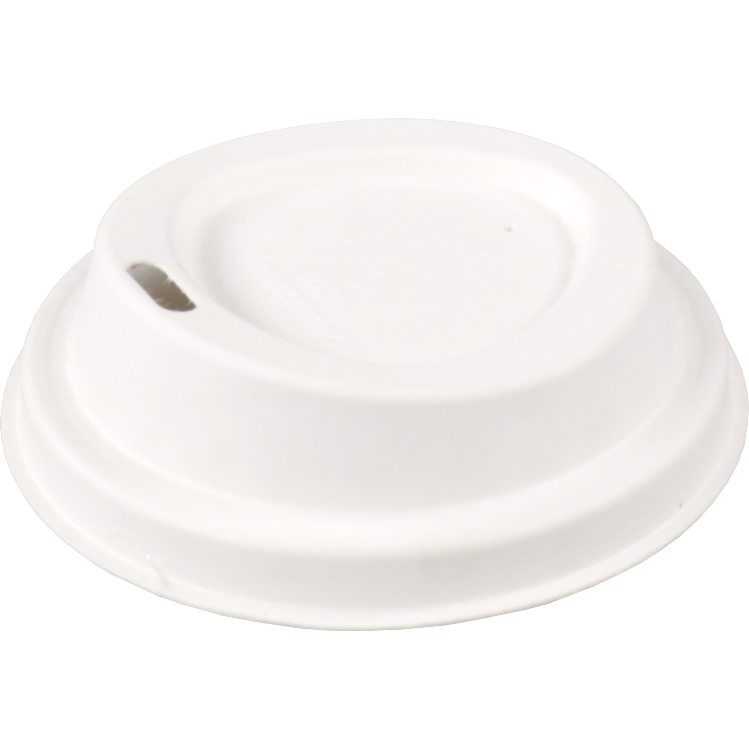 Depa Deksel, Bagasse (suikerrietpulp), Ø80mm, wit