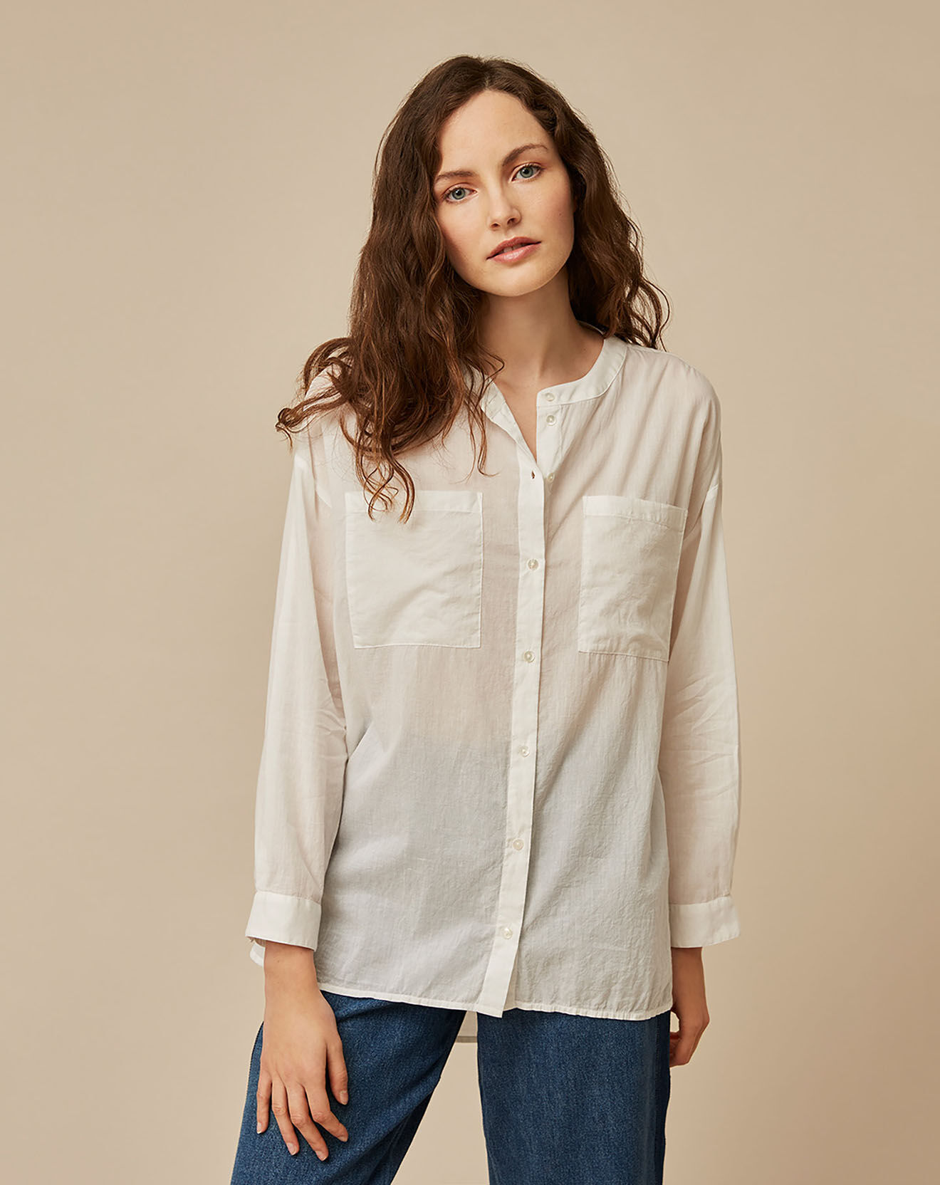 Harris Wilson Chemise Capucine blanche