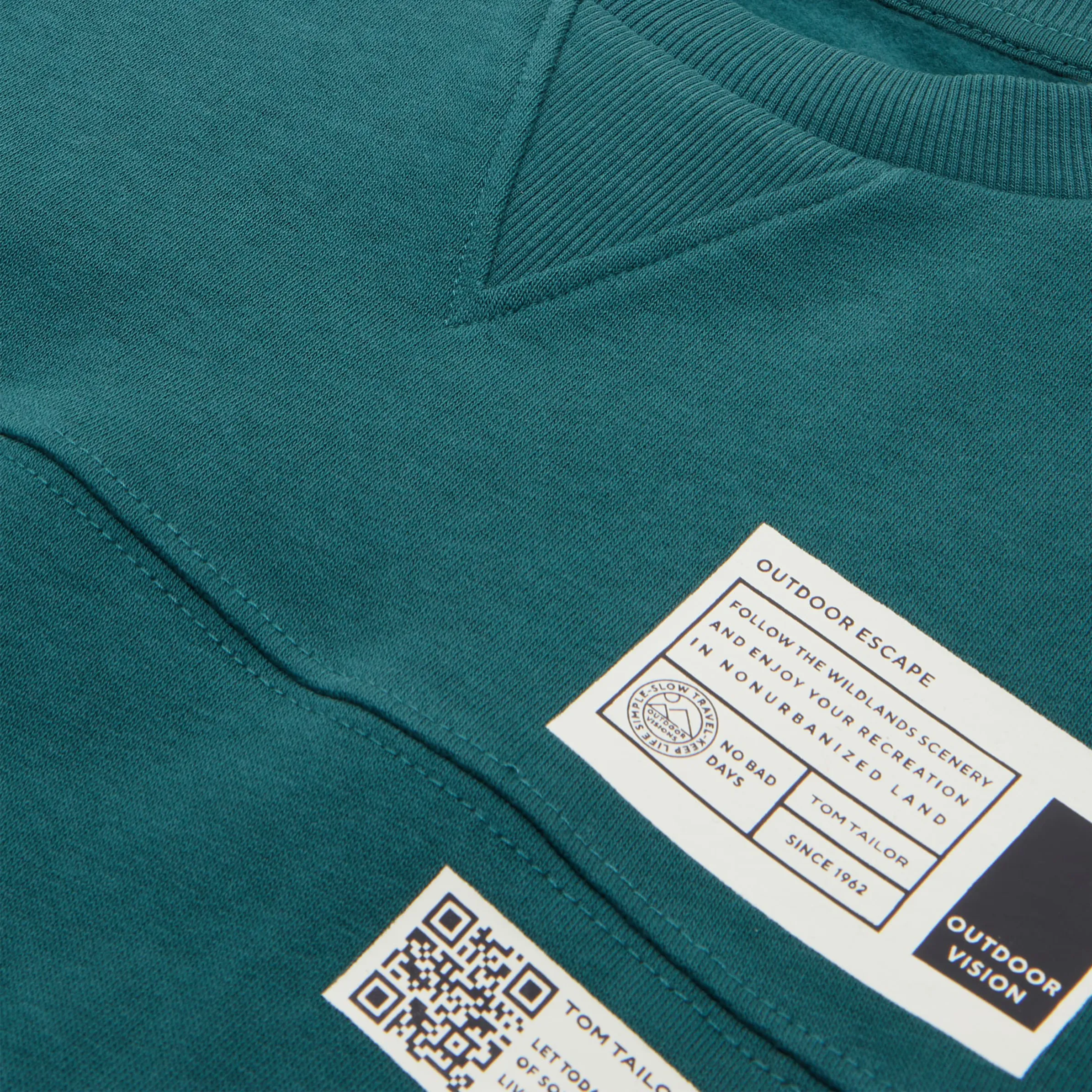 Jungen Sweatshirt mit Taping Print