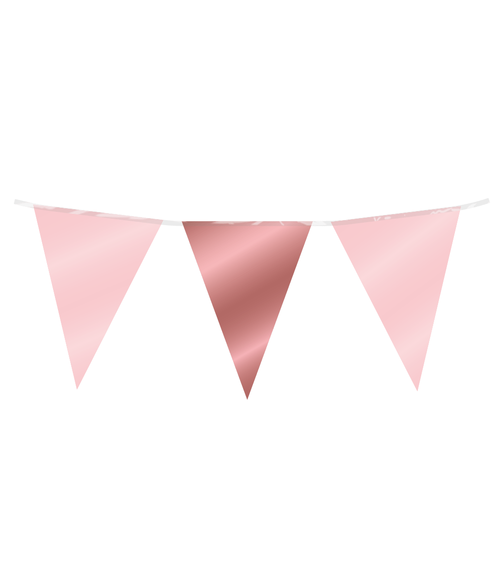 Roze Rose Gouden Slinger 10m