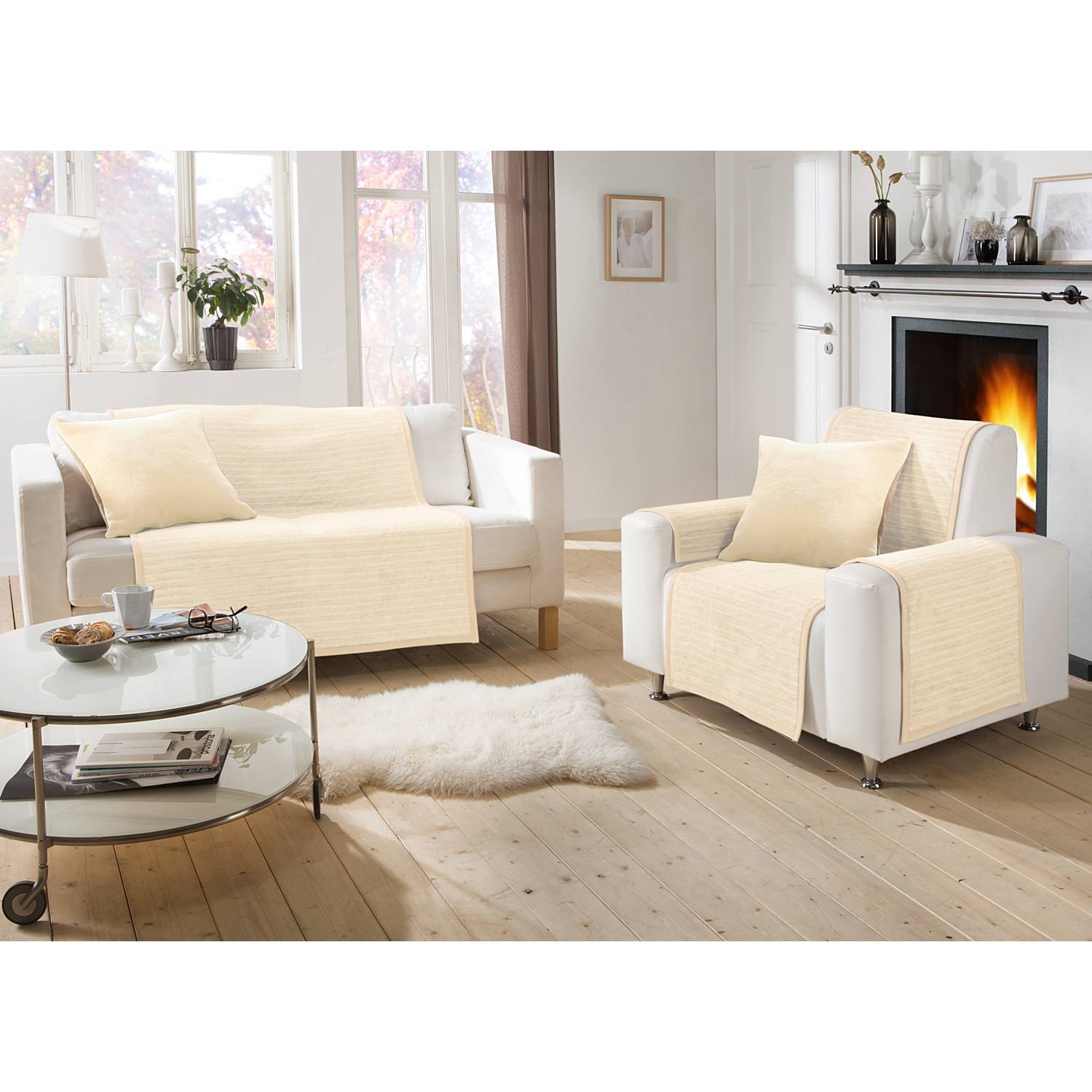 Erwin Müller Jacquard Sessel- und Sofaschoner 