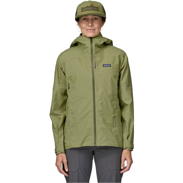 Veste randonnée PATAGONIA W'S BOULDER FORK RAIN JKT BUCKHORN GREEN