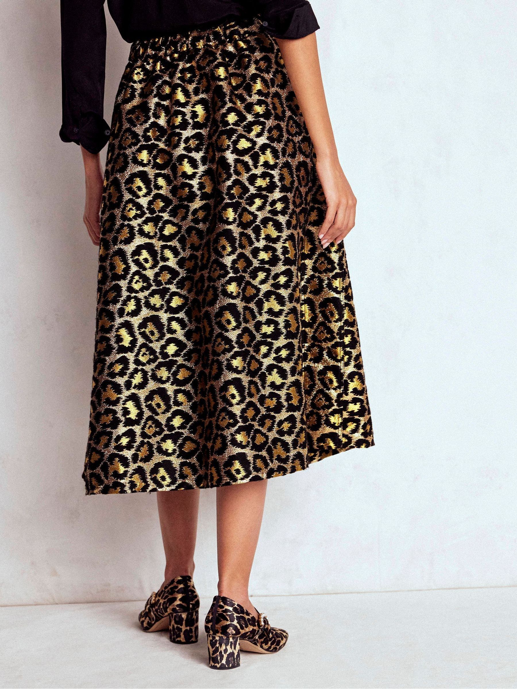 Boden Verity Jacquard Midi Skirt