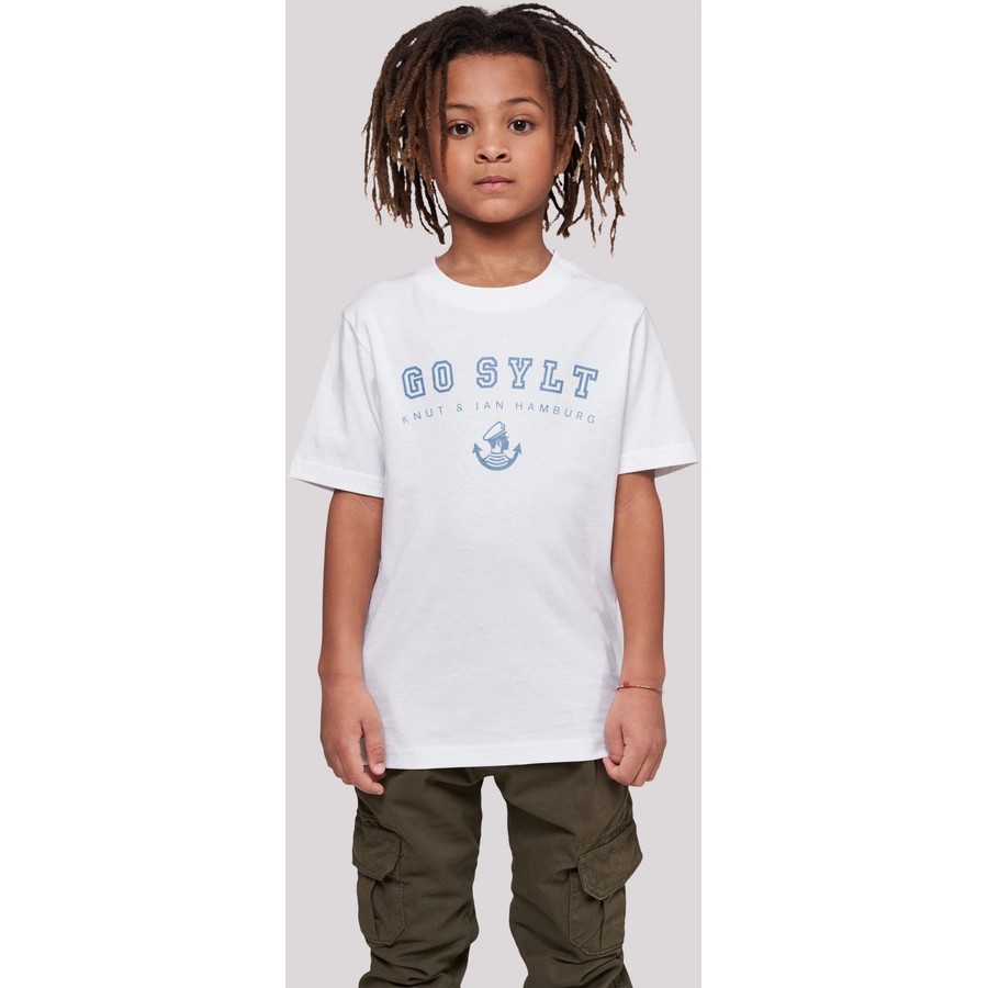 F4NT4STIC T-Shirt Go Sylt Knut & Jan Hamburg weiß