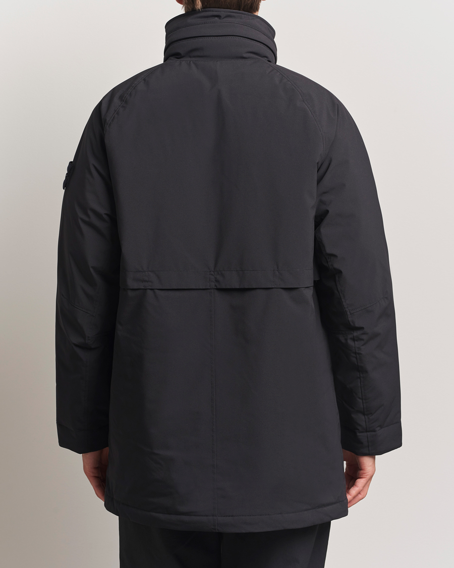 Stone Island Soft Shell Waterproof Coat Black