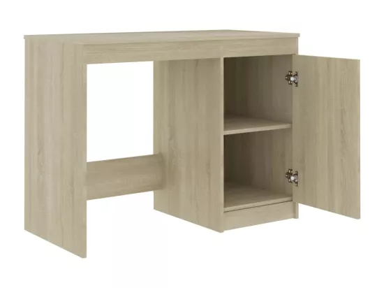 Bureau Chêne sonoma 140x50x76 cm Bois d’ingénierie