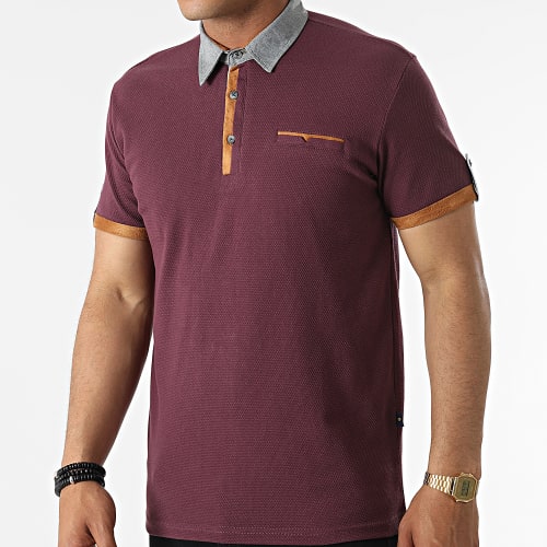 Polo A Manches Courtes JP-850 Bordeaux