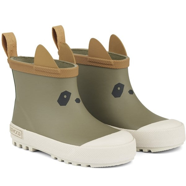 Tekla Gummistøvler Panda / Khaki Multi Mix