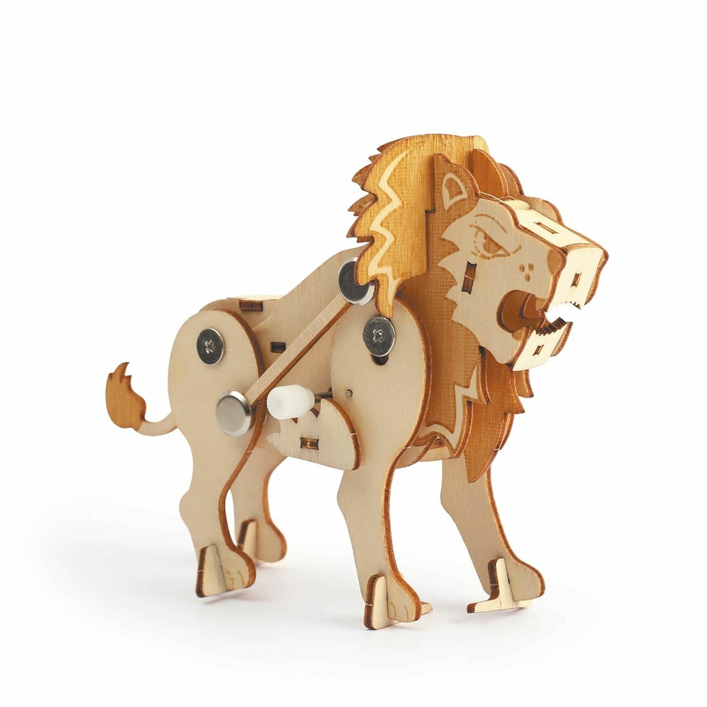 Maquette 3d mécanique lion 14 cm