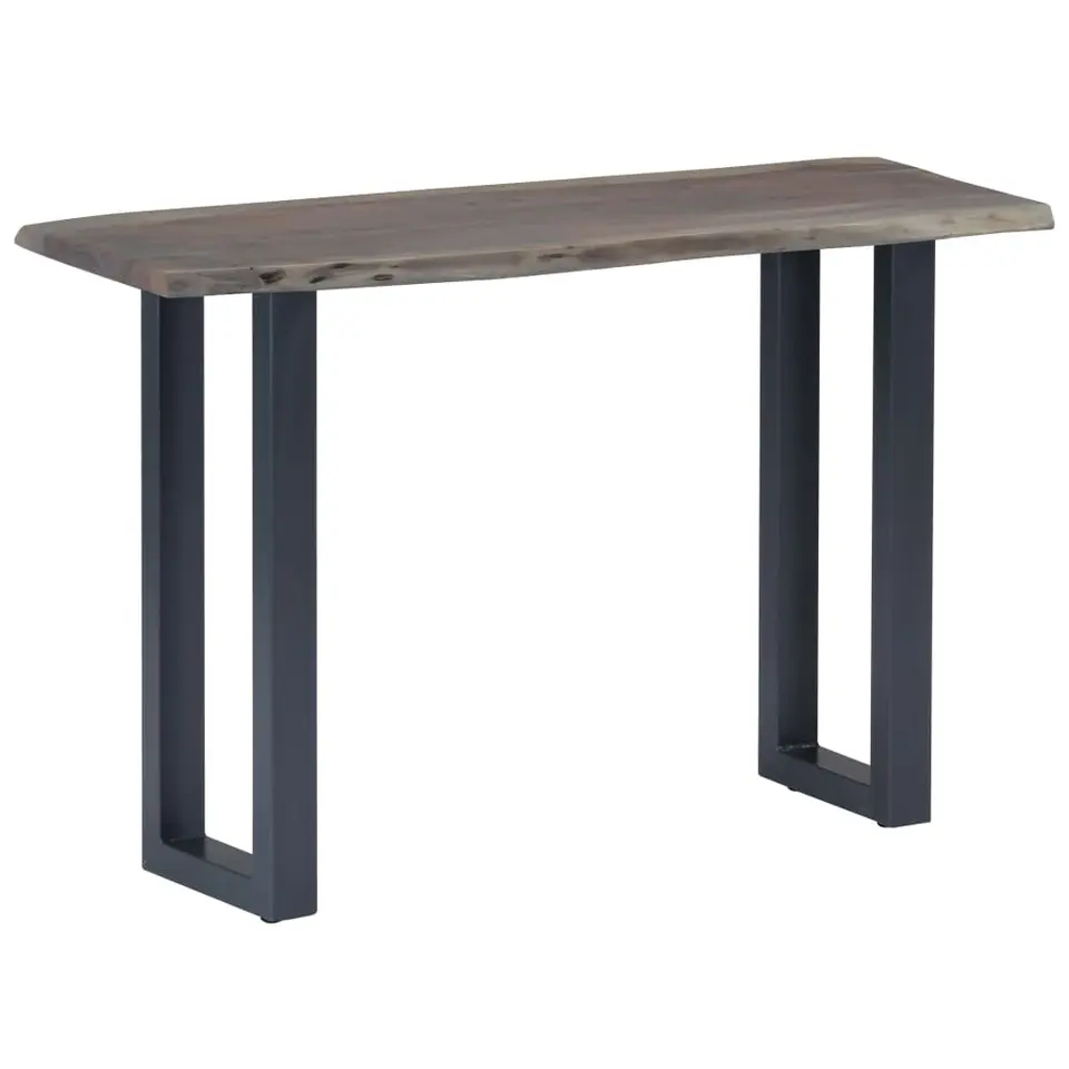 vidaXL - Wandtafel - Grijs - Hout
